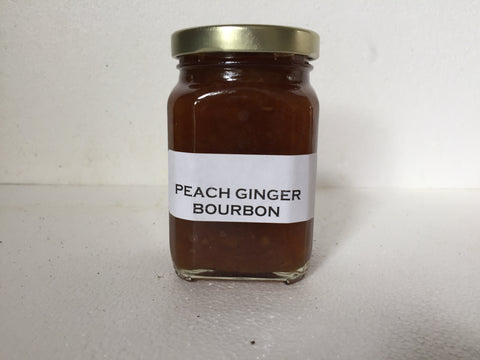 Peach Ginger Bourbon Chutney