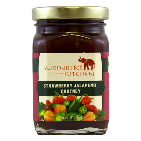Surinder's Kitchen Strawberry Jalapeño Chutney